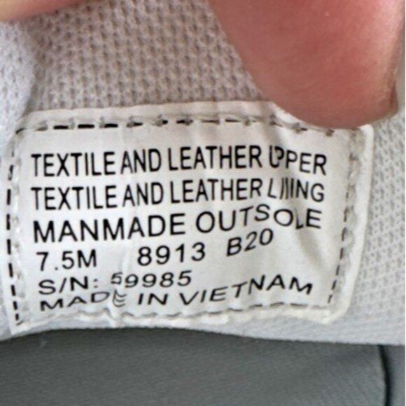 Tory Burch Sawtooth Logo Sneaker Size 7.5 Metallic Canvas Napa Leather Silver - Picture 8 of 12